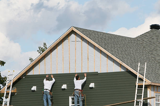 Professional Emergency Siding Repair technician working in Danbury, CT